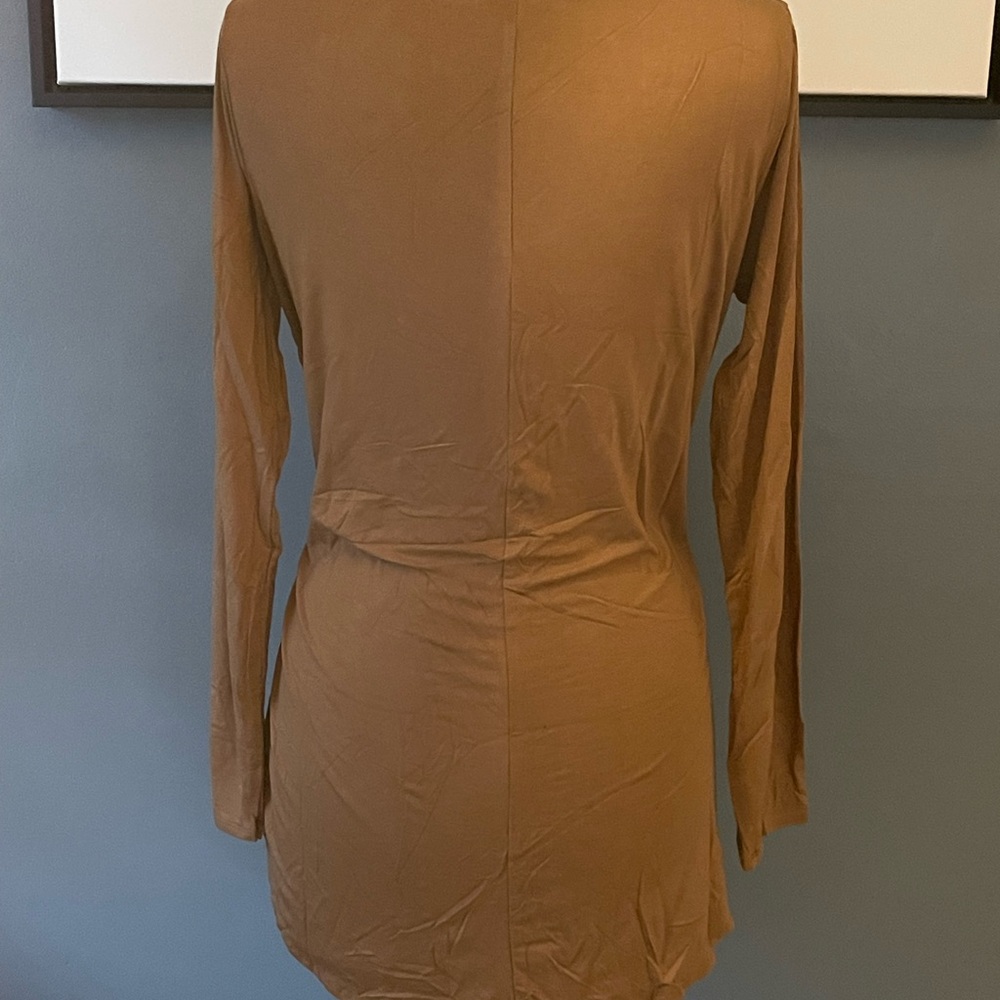 Fall Faux Leather 2 pc Luxe Set - Cognac - Picture 5 of 9